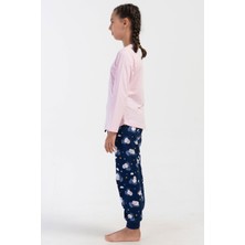 Pamuklu Kız Çocuk Uzun Kol Pijama Takım(3-4/7-8)
, 405205