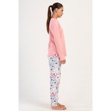 Pamuklu Kadın Interlok Uzun Kol Pijama Takım
, 404135