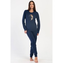 Pamuklu Kadın Büyük Beden Uzun Kol Pijama Takım
, 405187