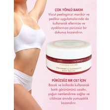 Besleyici Arındırıcı Nemlendirici Vücut Peeling - Batık ve Çilek Bacak Onarıcı 150 ml