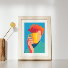 Renkli Modern Pop Art Poster -Çerçevesiz