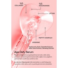 Anti-Aging, Gözenek Görünümünü Azaltıcı ve Arındırcı Cilt Bakım Serumu 30 ml (Collagen, Niacinamide)