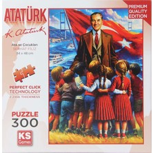 Ks Games Ata ve Çocukları Puzzle 300 Parça