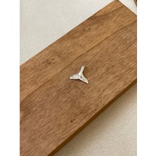 Aida Jewelss 925 Ayar Gümüş  Balina Kuyruğu  Gümüş Kolye Ucu Tasarım Kolye Ucu   Gümüş Kolye Ucu