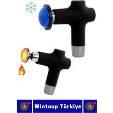 Wintoup Ergonomik Kol Bacak Sırt Bel 6 Başlıklı Sıcak Soğuk Mod Yüksek Titreşim Spor Fitness Kas Masaj Aleti