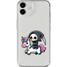 Dali Design iPhone 12 Uyumlu Şeffaf Kılıf Şeffaf New Minies 1 Tasarımlı