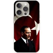 Dali Design iPhone 12 Pro Max Uyumlu Şeffaf Kılıf Atatürk 4 Tasarımlı