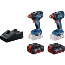 Gdx 18V-200 Çift Akülü Somun Sıkma Ikili Set 4.0AH