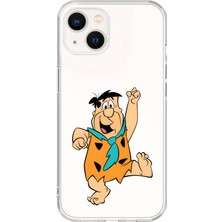 Dali Design iPhone 15 Uyumlu Şeffaf Kılıf Cartoon Çakmaktaş 3 Tasarımlı