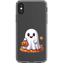 Dali Design iPhone Xs Uyumlu Şeffaf Kılıf Şeffaf New Minies 3 Tasarımlı