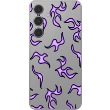 Dali Design Samsung Galaxy S24+ Uyumlu Şeffaf Kılıf Şeffaf Wallpaper 3 Tasarımlı