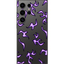 Dali Design Samsung Galaxy S24 Ultra Uyumlu Şeffaf Kılıf Şeffaf Wallpaper 3 Tasarımlı