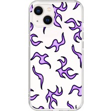 Dali Design iPhone 15 Uyumlu Şeffaf Kılıf Şeffaf Wallpaper 3 Tasarımlı