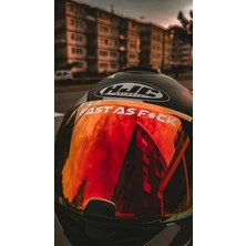 Fast As F*ck Yazı Kask Etiket Sticker 12X1CM Beyaz Renk