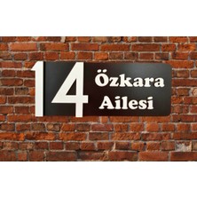 Dekoratif Ahşap Kapı Numaralığı, Kapı Isimliği, Isimli Daire Numarası, Otel Numarası ,oda Numarası-2