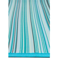 Melaris Plaj Karavan Halısı Hasır Kilim Katlanabilir Halı Balkon Teras Bahçe Kamp Halısı