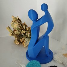 3D Yazıcı Pla Hammaddeyle Üretilmiş Anne Çocuk Tasarım Biblo, Dekor 13  cm  x 7  cm