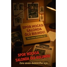 Dedektiflik, Cinayet Çözme Oyunu / Spor Hocası Salonda Ölü Bulundu