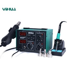 Yihua 852D++ Sıcak Hava Üflemeli Havya Istasyonu 650W
