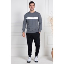 Mecit 2976 Gri Iki Ip Örme Spor Model Erkek Pijama Takımı