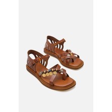 Corridor Italy - Günlük Kadın  Deri Sandalet