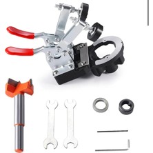 Marangoz 35MM Menteşe Jig Delik Delme Kılavuzu Mobilya Menteşe Kurulum Seti