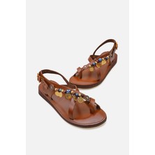 Corridor Italy - Günlük Kadın  Deri Sandalet