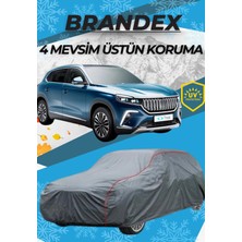 Brandex Togg T10X ile Uyumlu Lüks Araba Brandası Miflonlu Branda Oto Çadır Örtü