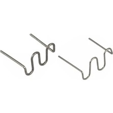 100+100 Adet 0,6 Mm-0,8 mm Dalgalı Tip Plastik Kaynak Zımba Teli
