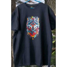 Dükkan 07 Kurt Resimli Özel Tasarım T-Shirt Likralı