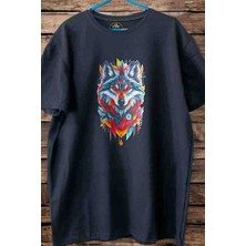 Dükkan 07 Kurt Resimli Özel Tasarım T-Shirt Likralı