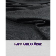 Yumuşak Örme Siyah Renkte (En 150 cm x Boy 270 Cm)