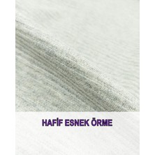 Esnek Örme Kırçıllı Gri Renkte En: 150