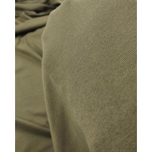 Tek En Haki Renkte Interlok Penye  En: 100 cm