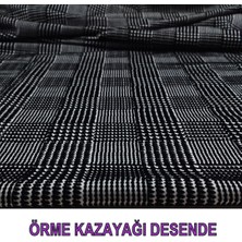 Örme Siyah Beyaz Renklerde (En 140 cm x Boy 260 Cm)