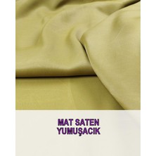 Mat Saten Yağ Yeşiline Dönük Renkteen: 140 cm
