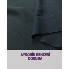 Ayrobin Benzeri Ince Dokuma Siyah Renkte (En 155 cm x Boy 220 Cm)