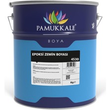 Pamukkale 4530 Solventli Epoksi Zemin Boyası 21 kg Turkuaz Ral 5018