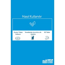 Multibiotin 5000 Mcg 60 Tablet- Biotin, Demir, Çinko (Saç, Tırnak ve Cilt için)