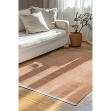 Dekozer Azra Kaymaz Taban Hardal Halı – Salon, Çocuk Odası ve Mutfak için Yıkanabilir, Yumuşak Kilim