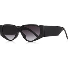 Kadın Güneş Gözlüğü Siyah Parlak 1051