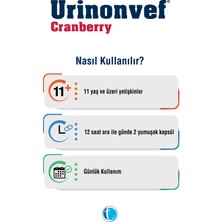 Urinonvef Cranberry 30 Yumuşak Kapsül