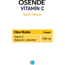 Vitamin C 500 mg 60 Bitkisel Kapsül