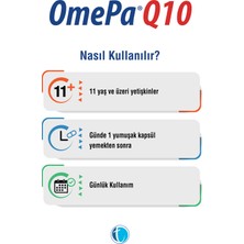 Q10 90 Yumuşak Kapsül Ubikinol QH Balık Yağı Omega 3