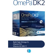 DK2 100 Yumuşak Kapsül D3K2 Omega 3 Balık Yağı