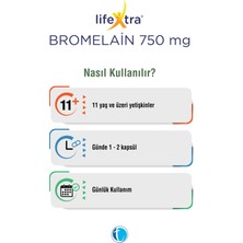 Lifextra Bromelain 60 Kapsül 8680133001550