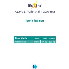 Alfa Lipoik Asit 200 mg 90 Bitkisel Kapsül