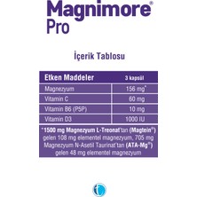 Pro Magnezyum 60 Bitkisel Kapsül N-Asetil Taurinat L-Treonat