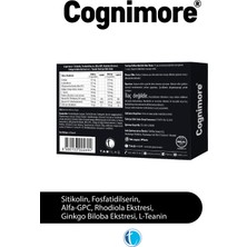 60 Bitkisel Kapsül Sitikolin Fosfatidilserin Alpha-GPC Rhodiola Gingko Biloba L-Teanin