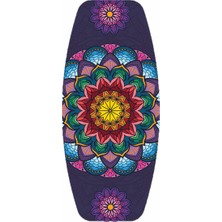 Wudie Ahşap Baskılı Denge Tahtası Rocket Balance Board Rocket Gym Board
